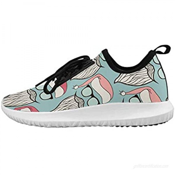 InterestPrint Breathable Dolphin Ultra Light Women Running Shoes Rainbow and a Unicorn