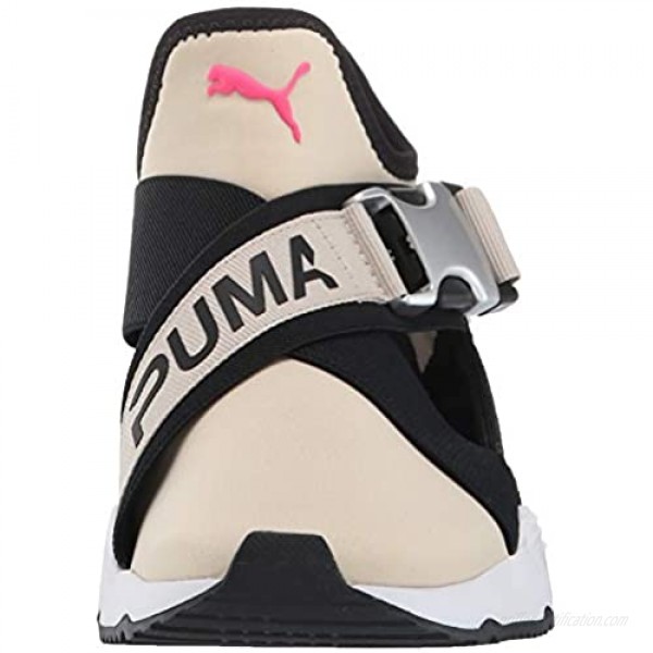 PUMA Womens Muse Cut-Out Sportstyle Sneakers Shoes - Beige