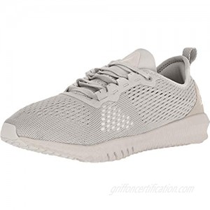 Reebok Women's Flexagon Moondust/Grey White Ankle-High Fabric Training Shoes - 8.5M