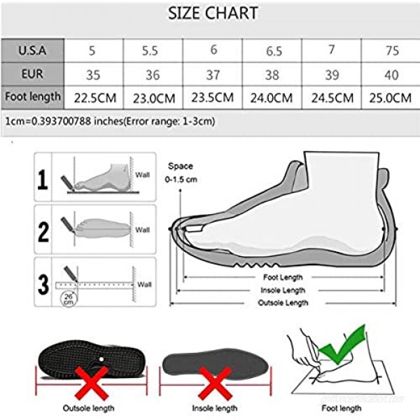 BONALA PGM Golf Shoes with Anti-Slip Shoe Spikes Manual Embroidery Lightweight Waterproof Breathable Sneakers for Women's Black 40