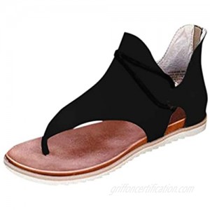Girls' Sandals Summer Outdoor Beach Shoes Flip Flop Slippers For Women Sandals Infant Boy (Black 4 7.5)