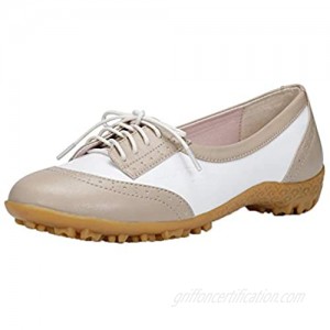 N.Y.L.A. Professional Golf Shoes  Women's Waterproof Non-Slip Breathable Golf Shoes Casual Shoes  Sports Shoes  Lightweight and Durable Leather Golf Training Shoes  Can be Given as a Gift to Family