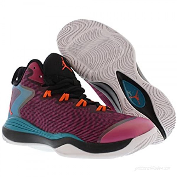 Nike air Jordan Super.Fly 3 BG hi top Basketball Trainers 684936 Sneakers Shoes (UK 5 US 5.5Y EU 38 Fusion Pink Electric Orange Black Tropical Teal 625)