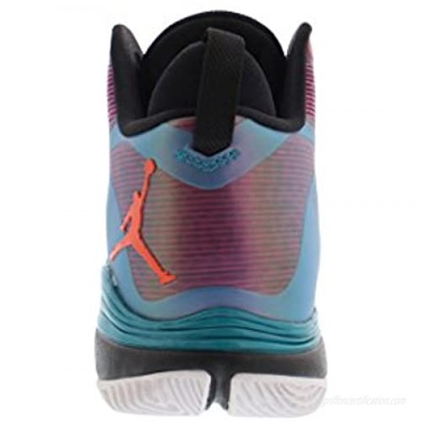 Nike air Jordan Super.Fly 3 BG hi top Basketball Trainers 684936 Sneakers Shoes (UK 5 US 5.5Y EU 38 Fusion Pink Electric Orange Black Tropical Teal 625)
