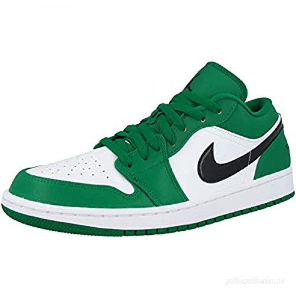 Nike Kids Grade School Air Jordan 1 Low Pine Green Basketball Shoe