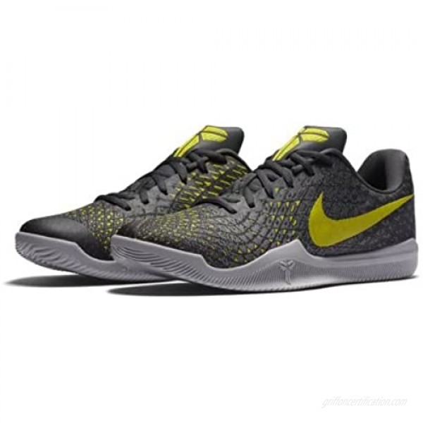 Nike Kobe Mamba Instinct Mens Basketball Shoes (Grey/Lime Numeric 12)