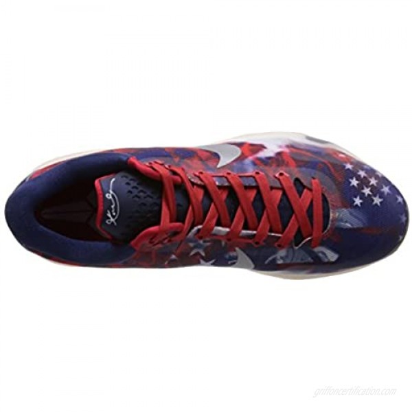 Nike Kobe X Mens Basketball Shoes 705317-604 University Red Reflect Silver-Photo Blue