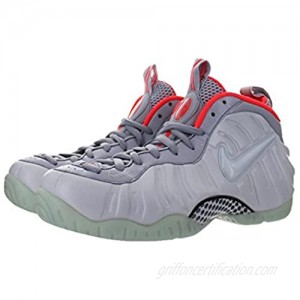 Nike Men's Air Foamposite Pro PRM Basketball Shoes Sneakers (6.5  Pure Platinum/Pure Platinum - Wolf Grey - Bright)