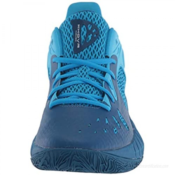 Under Armour Unisex HOVR Havoc 3 Basketball Shoe Graphite Blue (400)/Electric Blue 6 US Men