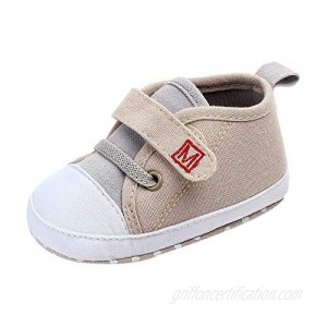 Lurryly❤2019 Baby Shoes Boy Girl Newborn Canvas Crib Soft Sole Shoe First Walkers Sneakers 0-18 M