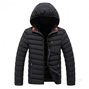 Men's Solid Color Waterproof Ski Jacket Warm Winter Snow Coat Mountain Windbreaker Hooded Jackets