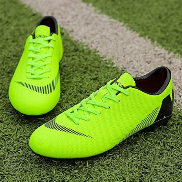 Narstin Men's Summer Outdoor Football shoesnon-Slip Breathable Training Spikes