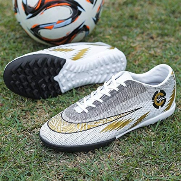 ZXCP Men's Football Cleats Training Shoes Track and Field Professional Athletic Indoor Outdoor Sneakers