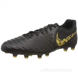 Nike Men's Footbal Shoes Black Black MTLC Vivid Gold 077 8 us