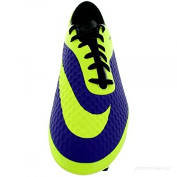 Nike Men's Hypervenom Phelon FG Electro Purple/Volt/Black Soccer Cleats