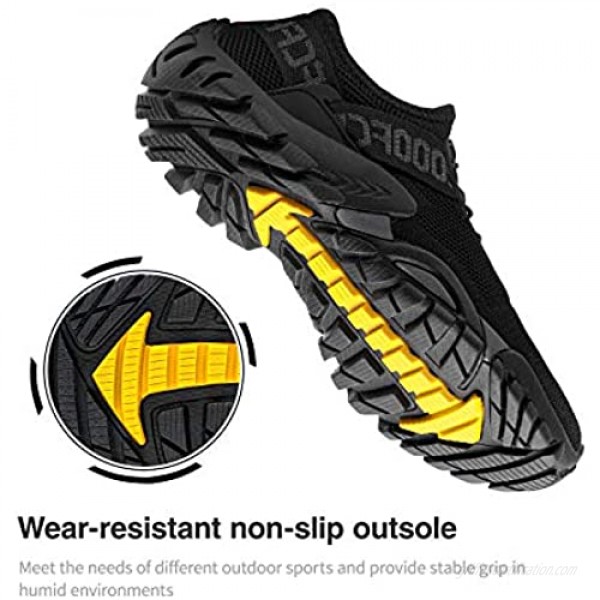 FANDEE Men's Minimalist Trail Runner | Athletic Walking Jogging Sneakers Minimalist Shoes