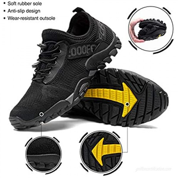 FANDEE Men's Minimalist Trail Runner | Athletic Walking Jogging Sneakers Minimalist Shoes