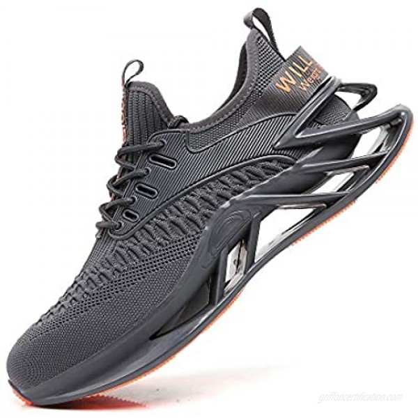 TSIODFO Men Sport Running Sneakers Athletic Walking Shoes