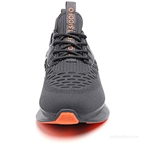 TSIODFO Men Sport Running Sneakers Athletic Walking Shoes