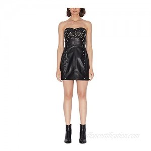 AX Armani Exchange Women's Strapless Mini Dress with Stud Detailing