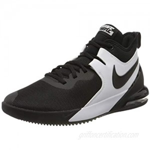 Nike Men's AIR MAX Impact Basketball Shoe Black Black White 6.5 UK