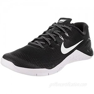 Nike Men's Metcon 4 Black/White Ankle-High Cross Trainer Shoe - 9.5M