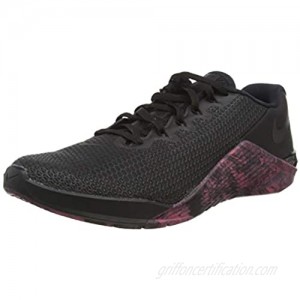 Nike Men's Metcon 5 Training Shoes (11.5 Black/Oil Grey/Sunset Pulse)