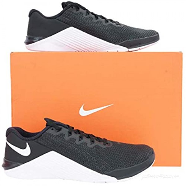 Nike Men's Metcon 5 Training Shoes Black/White 8.5