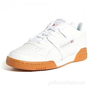 Reebok Men's Workout Plus Cross Trainer  White/Carbon/Classic red  7 M US