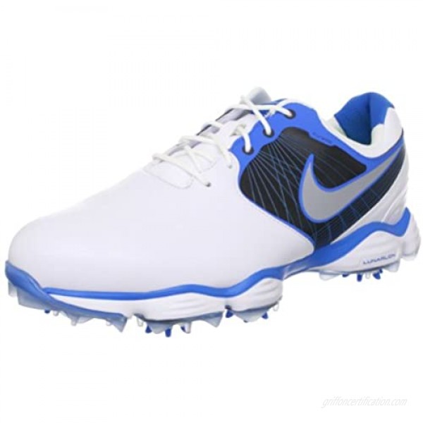 Nike Golf Men's Nike Lunar Control II Wide-M White/Photo Blue/Anthracite/Reflect Silver 11 W US
