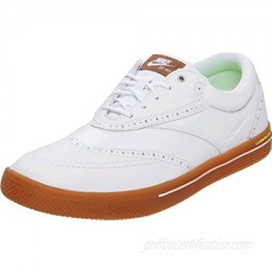 Nike Golf Men's Nike Lunar Swingtip Leather-M  White/Gum Medium Brown/Volt  8.5 M US