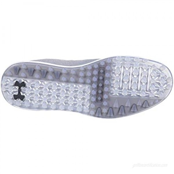 Under Armour Men's Tour Tips Knit Spikeless Golf Shoe Steel (100)/Zinc Gray 8
