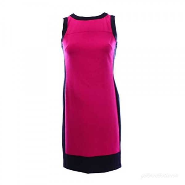 Lauren Ralph Lauren Womens Colorblock Sleeveless Wear to Work Dress Purple 6
