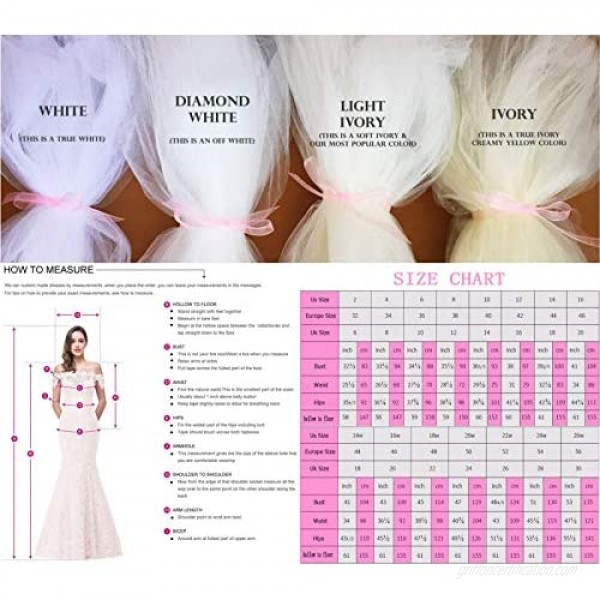 Women's V-Neck A-line Lace Applique Long Sleeve Modest Wedding Dress Bridal Gown Plus Size